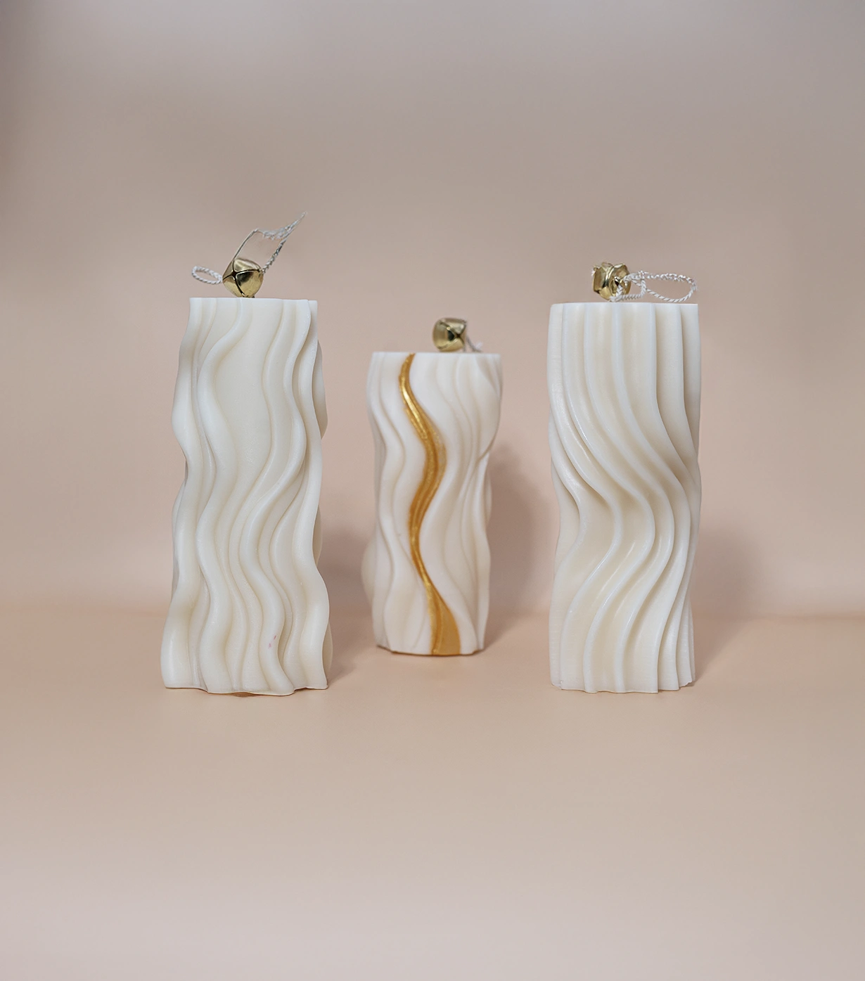 Wavy pillar candles - Image 5