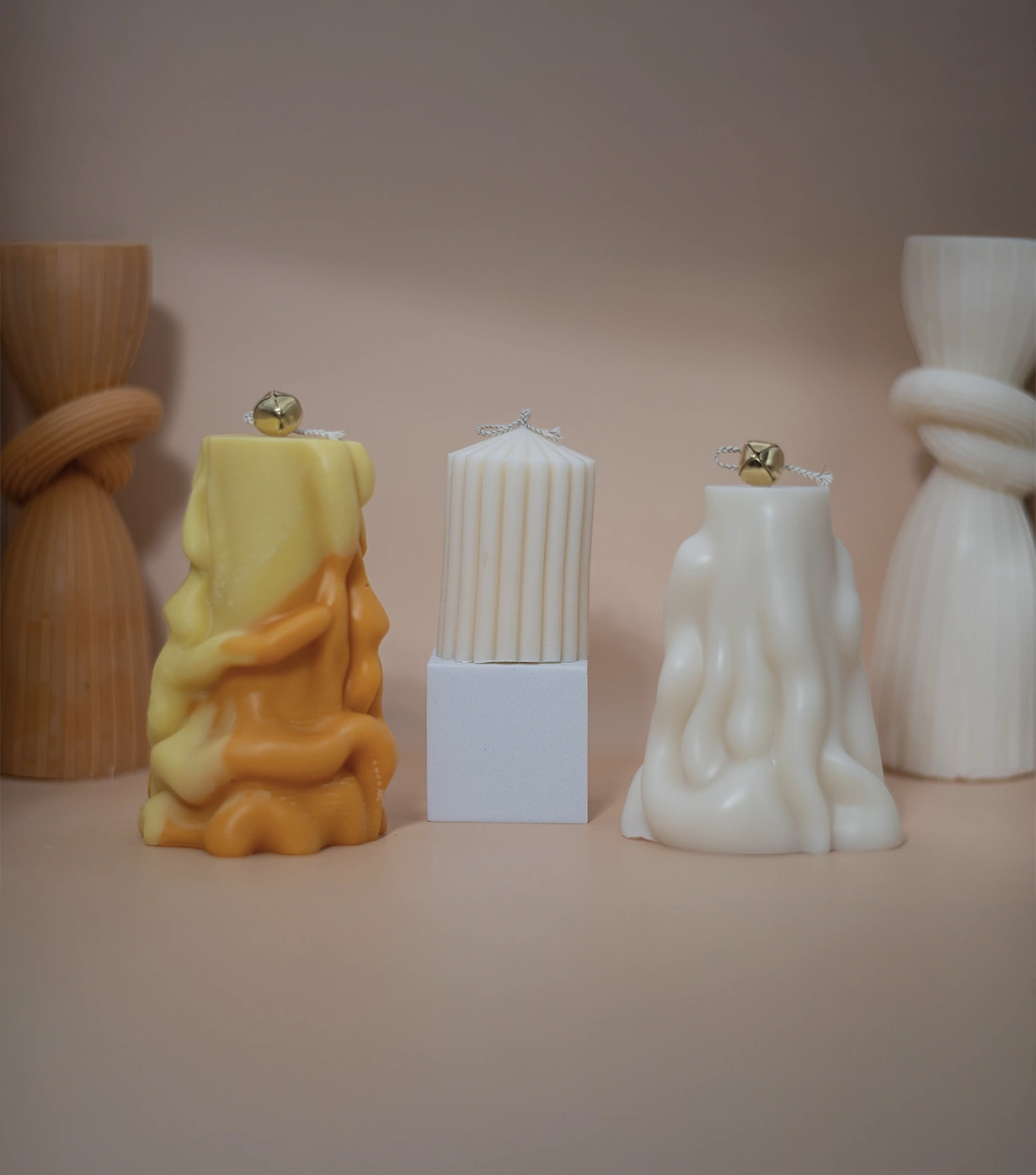 Vintage Pillar candle