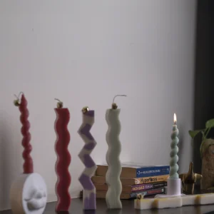 Patterns pillar candles