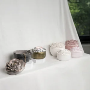 Whispers of camellia jar