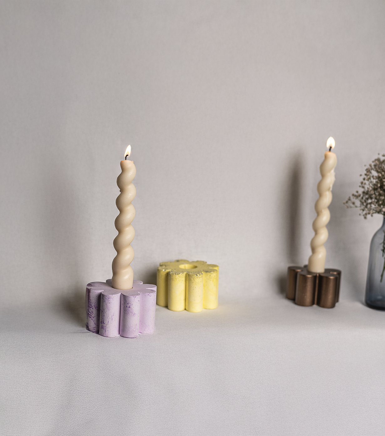 Spiral pillar candle - Image 2