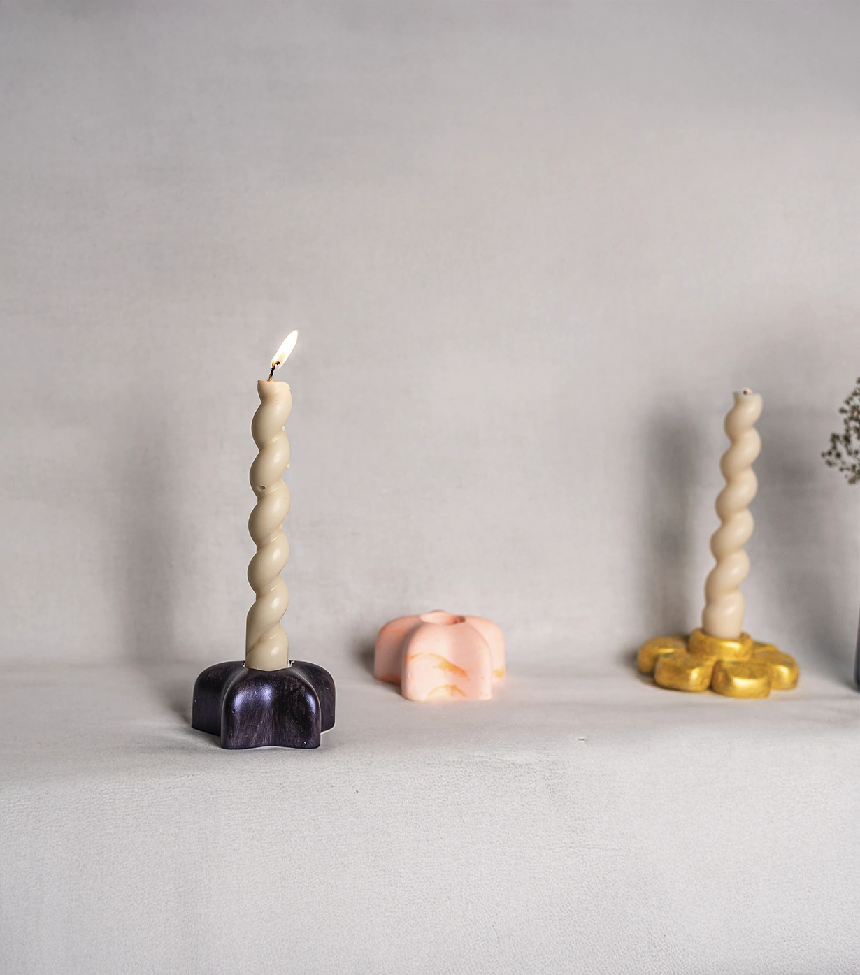 Star taper candle holder - Image 2