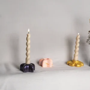 Star taper candle holder