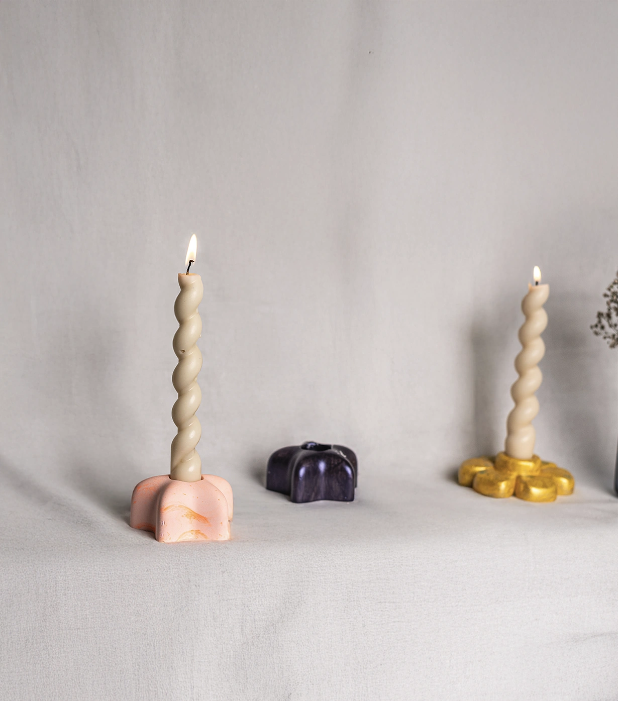 Star taper candle holder - Image 4