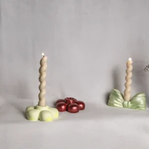 Periwinkle candle holder