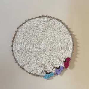 Round table butterfly mat