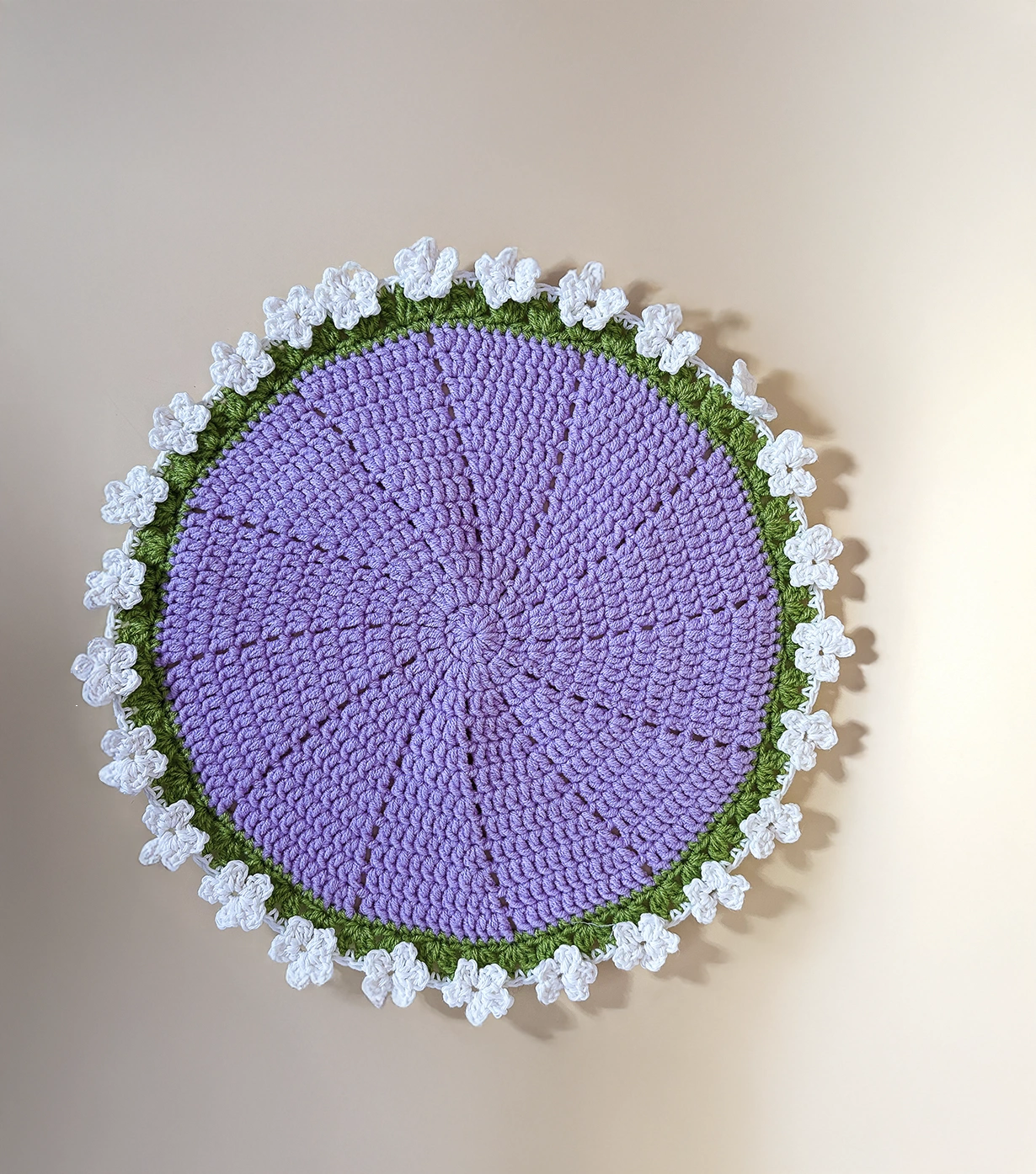Round daisy table mat - Image 3