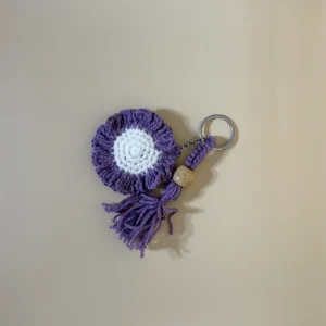 Flower keychain with hanging