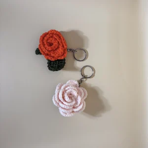 Rose keychain